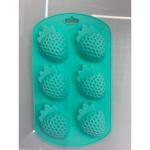 *Форма для льда силиконовая "Клубнички" 19*11см