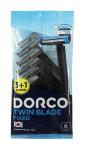 Станок для бритья одноразовый Dorco Twin Blade Fixed 2 лезвия, 6 шт.
