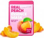 Farm Stay Real Peach Essence Mask Тканевая маска для лица с экстрактом персика