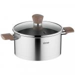 Кастрюля со стеклянной крышкой, 20 см/3 л, NADOBA, серия LUDVA