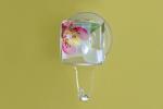Крючок white orchid, 4х2,5х7,5 см, цвет: белый, розовый