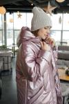 Куртка женская oversize (деми) пыльная роза