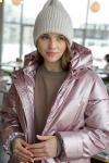 Куртка женская oversize (деми) пыльная роза