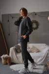 Джемпер мех oversize GREY