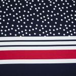 Барби Полоска на горохе Д-5красный