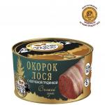 Окорок лося с копченой грудинкой высший сорт