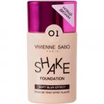 *Vivienne Sabo Тональный крем с натуральным блюр эффектом /Soft blur foundation/Fond de teint effet floute "Shakefoundation"тон 01