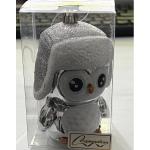 Ёлочная игрушка "Новогодний пингвин" 7*6*11 см, серебро