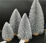 Ёлка декоративная "Сказочное сияние" 15 см, Серебро