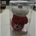 Ёлочная игрушка "Новогодняя варежка" 5*4*10 см, красный