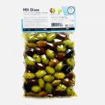 El Greko. Микс из оливок Каламата и Халкидики с базиликом, вакуум, 200г