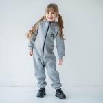 Комбинезон с клапаном и капюшоном "Голубка" утепленный