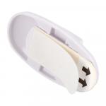 Набор крючков на клеевой основе, не оставляют следов, пластик, 3 шт, 5,5*2,5 см, белый MARMITON