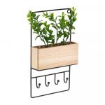 QWERTY Подвесная вешалка, 16,5*5*29 см, черная