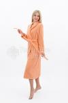 Халат махровый женский Персик